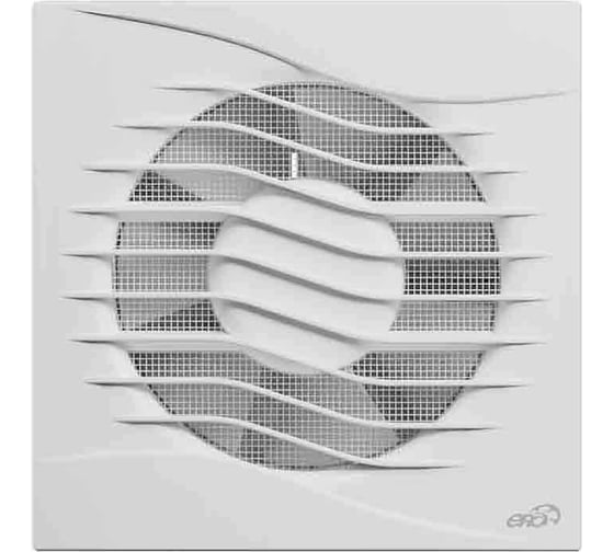 Вентилятор накладной ERA REST D125, сетка, обратный клапан HT REST 5S C HT