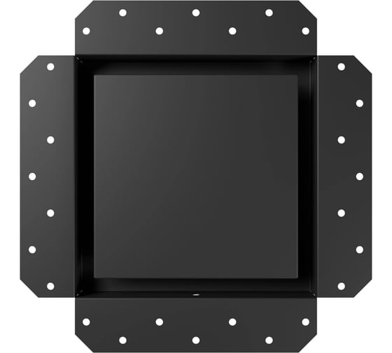 Вентилятор встраиваемый ERA EXCELLENT D100, осевой, обратный клапан, шариковый подшипник, черный матовый EXCELLENT 4C BB Matt black