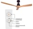 Потолочный вентилятор DREAMFAN Lantau Black Pine Wood DC 132 33508DC 8