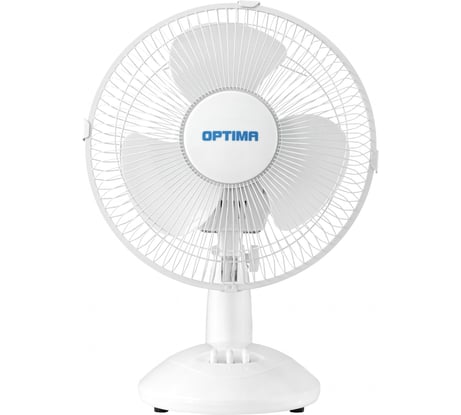 Настольный вентилятор Optima 390мм, 270мм, 25Вт, 2 скорости, 1шт.упак. белый ODF-25W 3000187