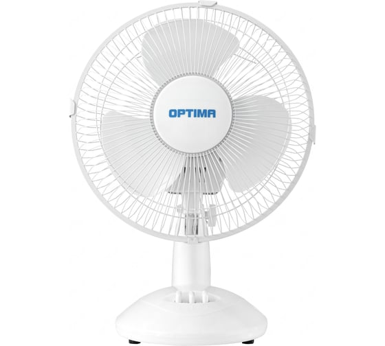 Настольный вентилятор Optima 390мм, 270мм, 25Вт, 2 скорости, 1шт.упак. белый ODF-25W 3000187