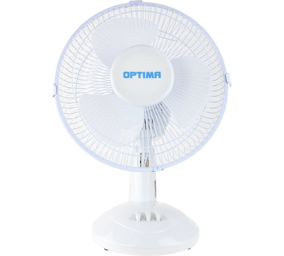 Настольный вентилятор Optima 390мм, 270мм, 25Вт, 2 скорости, 1шт.упак. белый ODF-25W 3000187