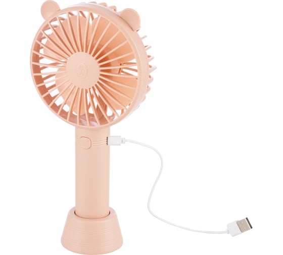 Настольный вентилятор Energy EN-0610 USB, аккумулятор, розовый 103933