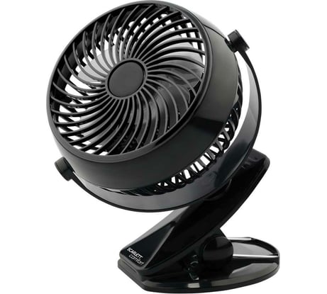 Настольный вентилятор с аккумулятором SCARLETT чёрный SC-DF111S10