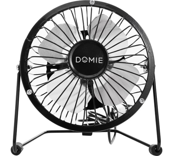 Настольный вентилятор DOMIE DX-4 питание USB, черный 60-0225