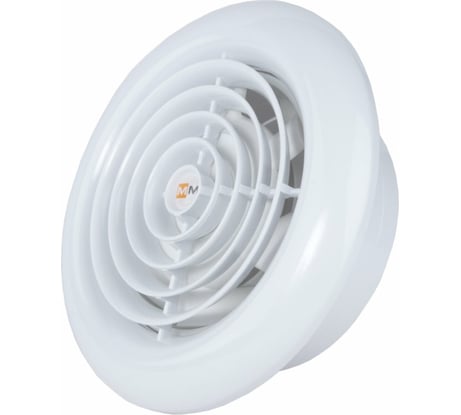 Вентилятор для ванной MMOTORS JSC мм 100 круглый, белый, (с обратным клапаном) 1030