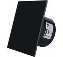 Вентилятор для ванной MMOTORS JSC сверхмощный MMP 169 м3/ч стекло, черный глянцевый 4826