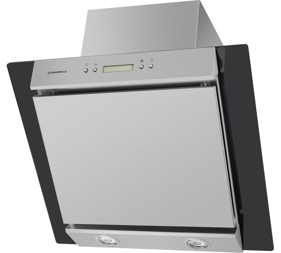 Кухонная вытяжка MAUNFELD Gloria 60 нержавеющая сталь\черное стекло GLORIA 60 INOX GLASS B 1