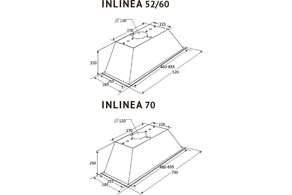 Вытяжка KUPPERSBERG INLINEA 70 WX 6393 - выгодная цена, отзывы ...