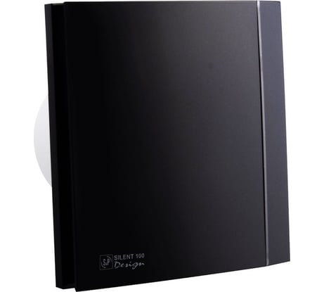 Вытяжной вентилятор Silent-100 CZ Matt Black Design 4C Soler&Palau 03-0101-921