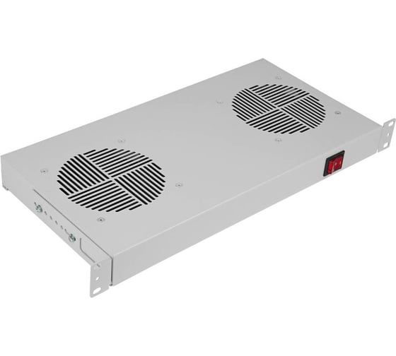 Вентиляторный блок SILART Стойка 19" 386 м3/ч 12 VDC Серый SVB-210-10