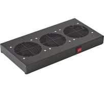 Вентиляторный блок SILART Стойка 19" 579 м3/ч 12 VDC Черный SVB-310-11