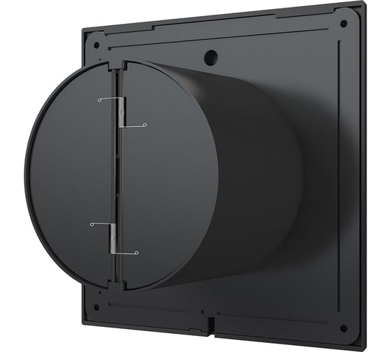 Накладной вентилятор DICITI SLIM D100 обратный клапан Matt black 90-03098