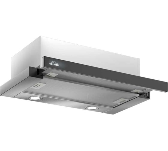 Кухонная вытяжка ELIKOR Интегра GLASS 60Н-400-В2Д_нерж/стекло черное 940982