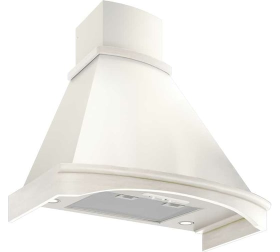 Кухонная вытяжка ELIKOR Ротонда 60П-650-П3Л_бежевый/бук крем + патина золото 841636 1