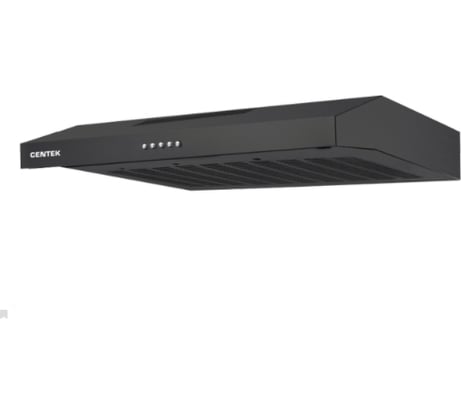 Вытяжка Centek козырьковая, ширина 60 см, 350 м3/час (120 Вт), 3 скорости, LED CT-1801-60 Black