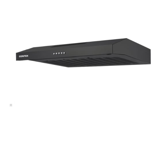 Вытяжка Centek козырьковая, ширина 60 см, 350 м3/час (120 Вт), 3 скорости, LED CT-1801-60 Black