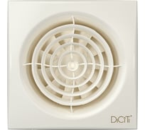 Вентилятор осевой вытяжной с обратным клапаном D 100, декоративный DICITI 90-06854 AURA 4C Ivory
