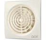 Осевой вытяжной вентилятор ERA AURA 4C Ivory, с обратным клапаном D100, декоративный 90-06854