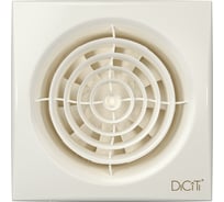 Вентилятор осевой вытяжной с обратным клапаном D 125, декоративный DICITI 90-06855 AURA 5C Ivory