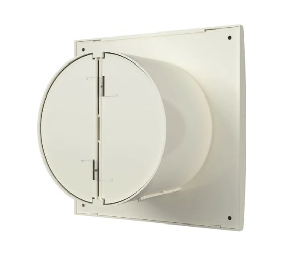 Осевой вытяжной вентилятор ERA AURA 5C Ivory, с обратным клапаном D125, декоративный 90-06855