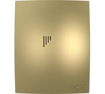 Вентилятор осевой вытяжной с обратным клапаном D 100, декоративный DICITI 90-07199 BREEZE 4C Champagne