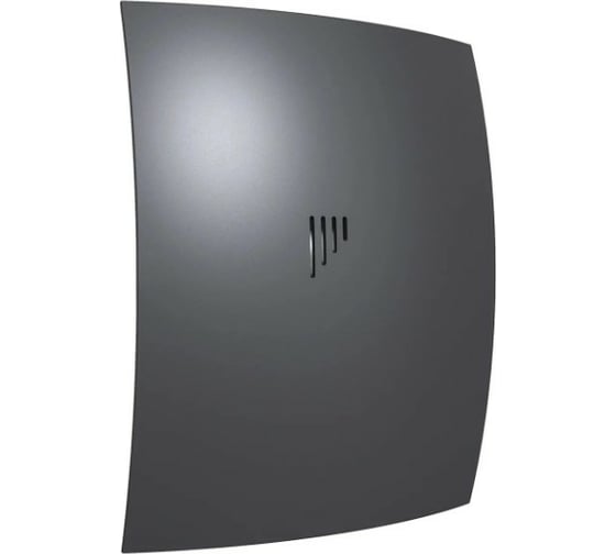 Осевой вытяжной вентилятор ERA BREEZE 4C Dark gray metal, с обратным клапаном D100, декоративный 90-07201