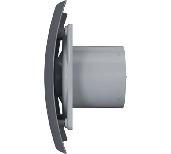 Осевой вытяжной вентилятор ERA BREEZE 4C Dark gray metal, с обратным клапаном D100, декоративный 90-07201