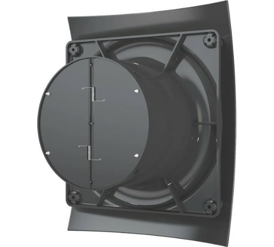 Осевой вытяжной вентилятор ERA BREEZE 4C Obsidian, с обратным клапаном D100, декоративный 90-07205