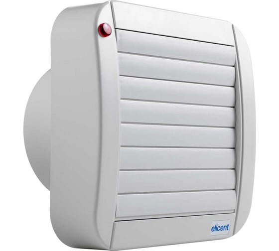 Бытовой осевой вентилятор Ventart ECO 100A с автоматическими жалюзи 4687202618057