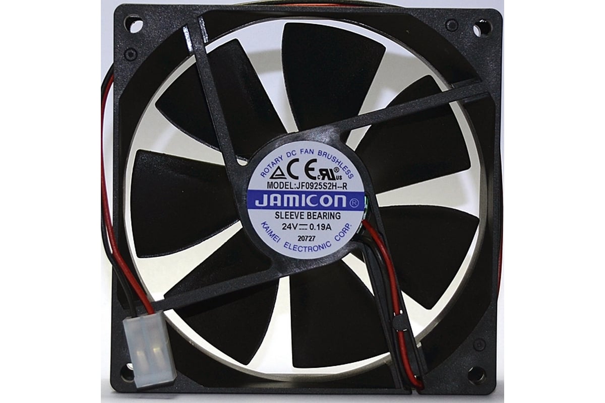 Вентилятор JAMICON JF0925S2H 92х92х25 24В с разъемом 2 конт.MOLEX 5239 ...