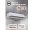Кухонная вытяжка встраиваемая MBS ARALIA 190 WHITE GLASS 6016 3