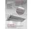 Кухонная вытяжка встраиваемая MBS ARALIA 190 WHITE GLASS 6016 5