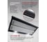 Кухонная вытяжка встраиваемая MBS ARALIA 900 BLACK GLASS 6017 3
