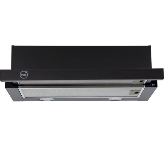 Кухонная вытяжка MBS aralia 160 black glass 6014