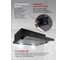 Кухонная вытяжка встраиваемая MBS ARALIA 600 BLACK GLASS 6014 3