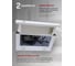 Кухонная вытяжка встраиваемая MBS ARALIA 160 WHITE GLASS 6013 3