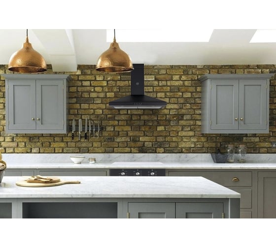 Кухонная вытяжка MBS laurus 150 black 5757