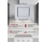 Кухонная вытяжка MBS camellia 160 glass white 5999 5