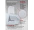 Кухонная вытяжка MBS camellia 190 glass white 6000 4