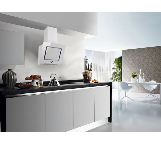 Кухонная вытяжка MBS crassula 160 glass white 5876