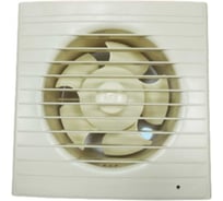 Осевой вытяжной вентилятор ВИЕНТО с обратным клапаном, 240 м3, сл. кость, шарикоподшипник ВИЕНТО 125СК STILL ivory-B