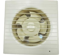Осевой вытяжной вентилятор ВИЕНТО с таймером, малошумный, 240 м3, сл. кость ВИЕНТО 125СТ STILL ivory