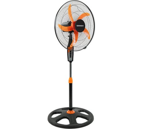 Напольный вентилятор SONNEN 3 режима, TF-50W-45-А304, d=45 см, 50Вт, черный, 454789