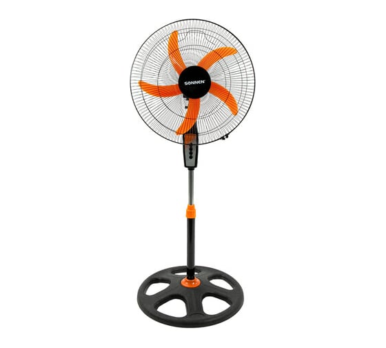 Напольный вентилятор SONNEN 3 режима, TF-50W-45-А304, d=45 см, 50Вт, черный, 454789