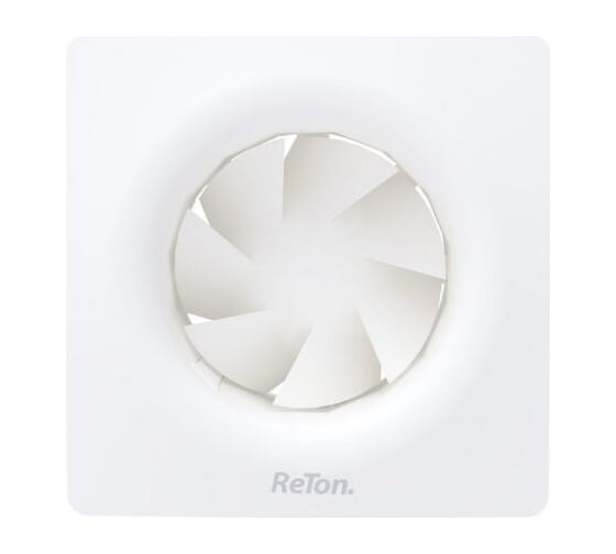Вытяжной вентилятор RETON Silent-100 Т с таймером и обратным клапаном, Великобритания 197531