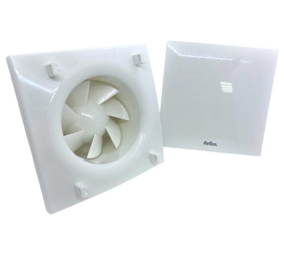 Вентилятор Reton вытяжной Streamline-100 Т с таймером и обратным ...