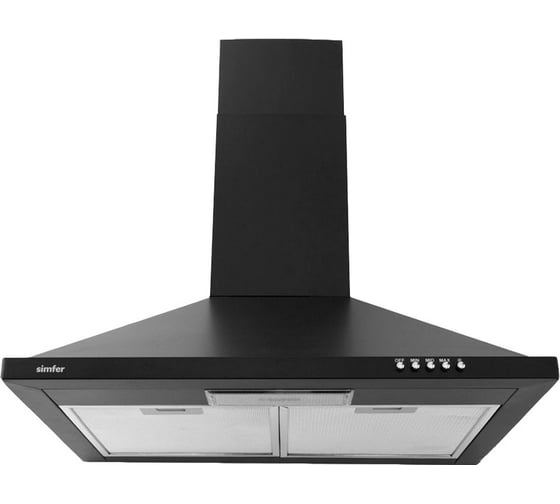 Настенная вытяжка SImfer  черная 8663SM