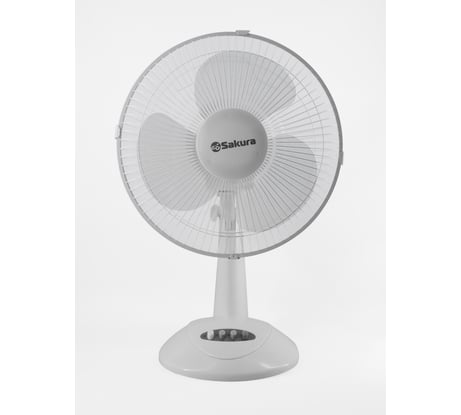 Настольный вентилятор SAKURA SA-14G белый/прозрачный 1шт/коробка РТ-00066414