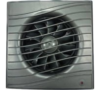 Осевой вентилятор ВИЕНТО, вытяжной, тяговый выключатель, В100СВ STILL (130 м3), ВОЛНА, gray metal, шарикоподшипник ВИЕНТО В100СВ STILL gray-B
